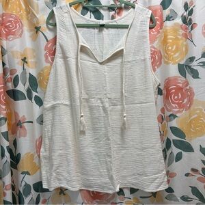 Women XL Top Cream